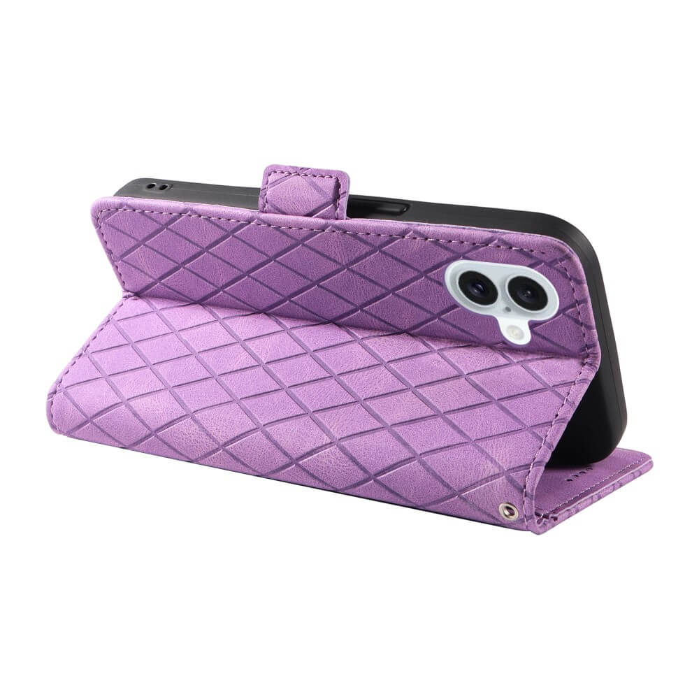iPhone 16 Plus - Rhombus Handyhülle Etui
