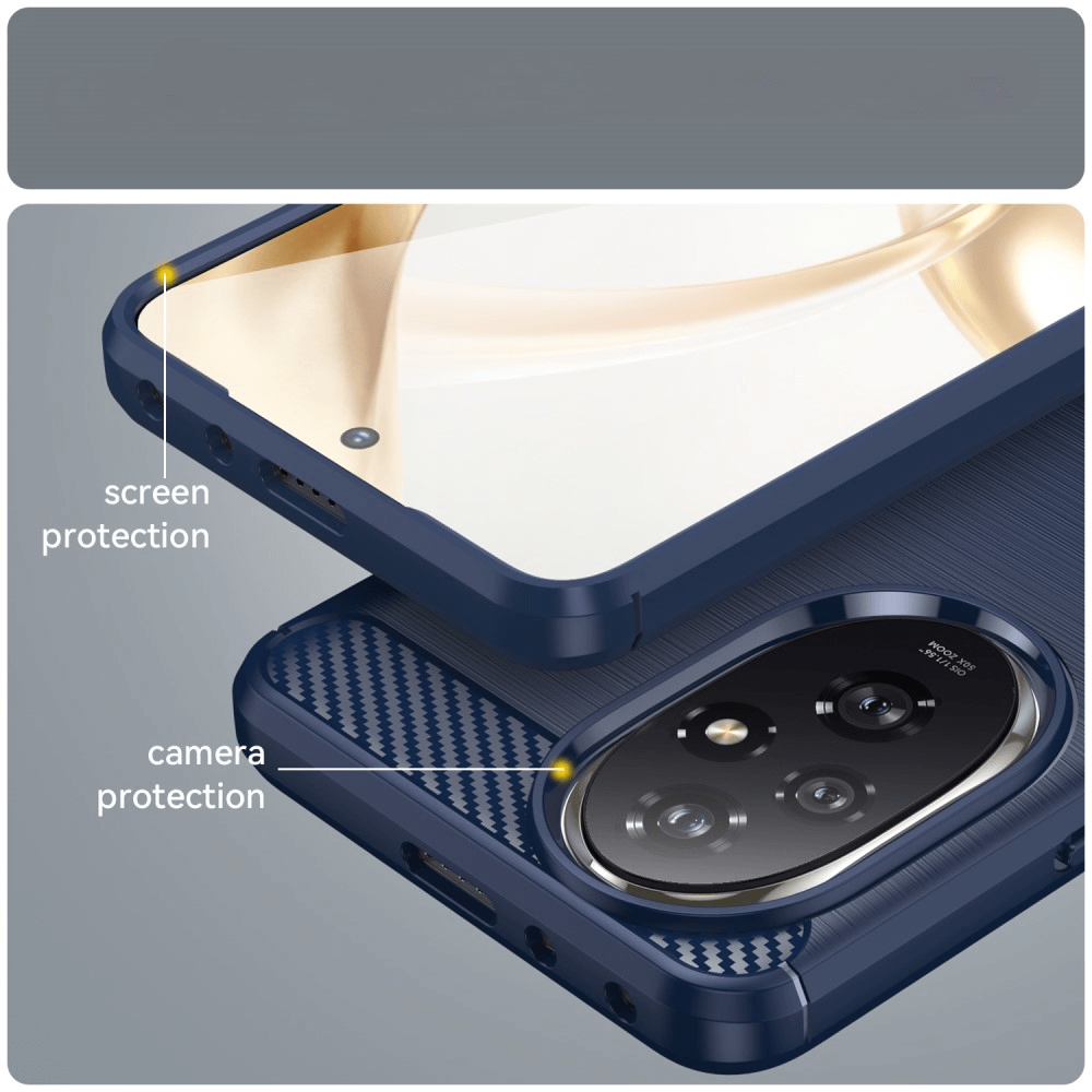 HONOR 200 Pro - Metall Carbon Look Hülle