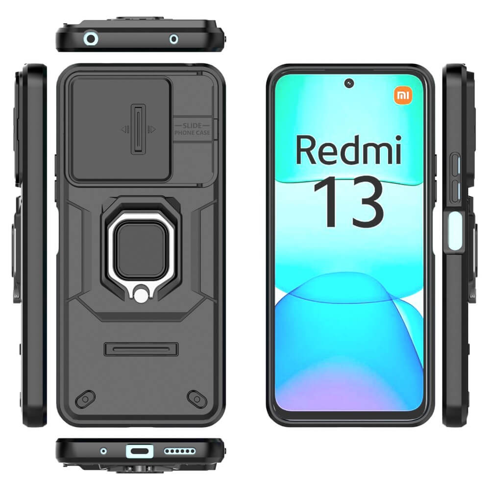 Xiaomi Redmi 13 / Poco M6 - Armor Case with Kickstand
