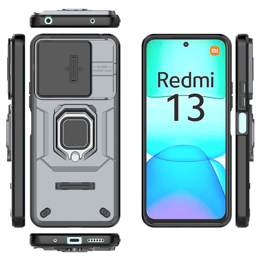 Xiaomi Redmi 13 / Poco M6 - Armor Case with Kickstand