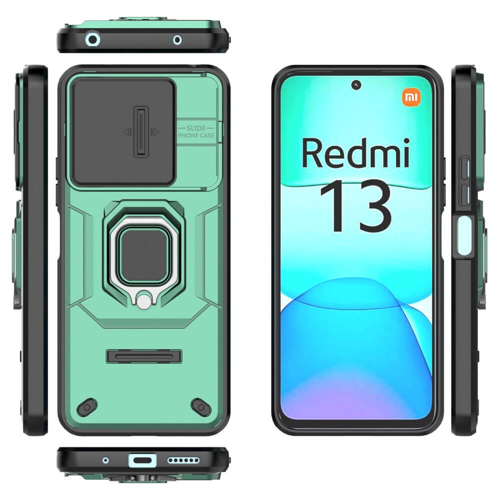 Xiaomi Redmi 13 / Poco M6 - Armor Case with Kickstand