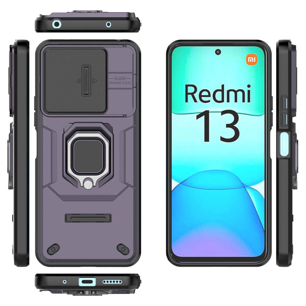 Xiaomi Redmi 13 / Poco M6 - Armor Case with Kickstand