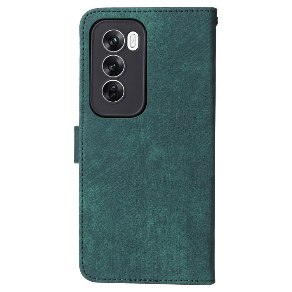 OPPO Reno12 5G - Ledertasche mit RFID Blocker