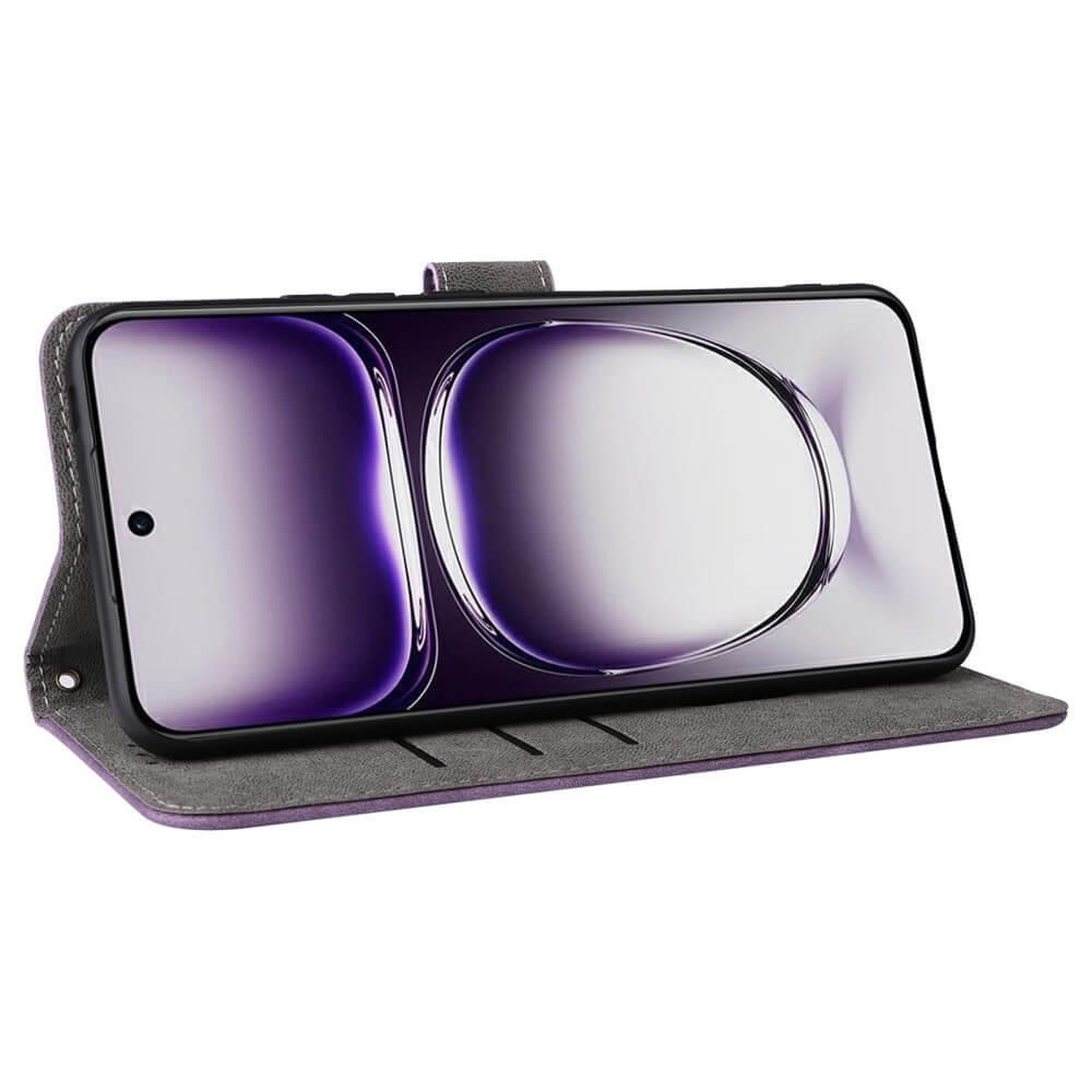 OPPO Reno12 5G - Ledertasche mit RFID Blocker