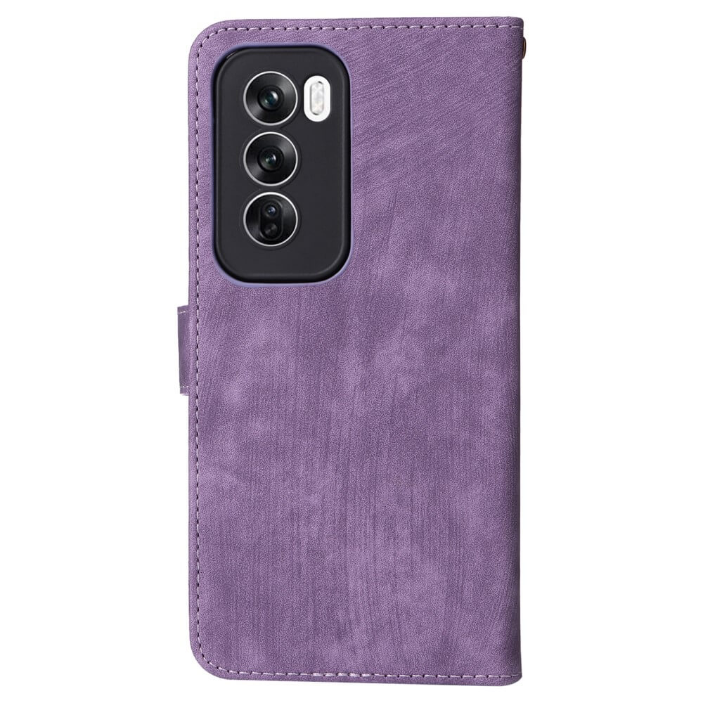 OPPO Reno12 5G - Ledertasche mit RFID Blocker