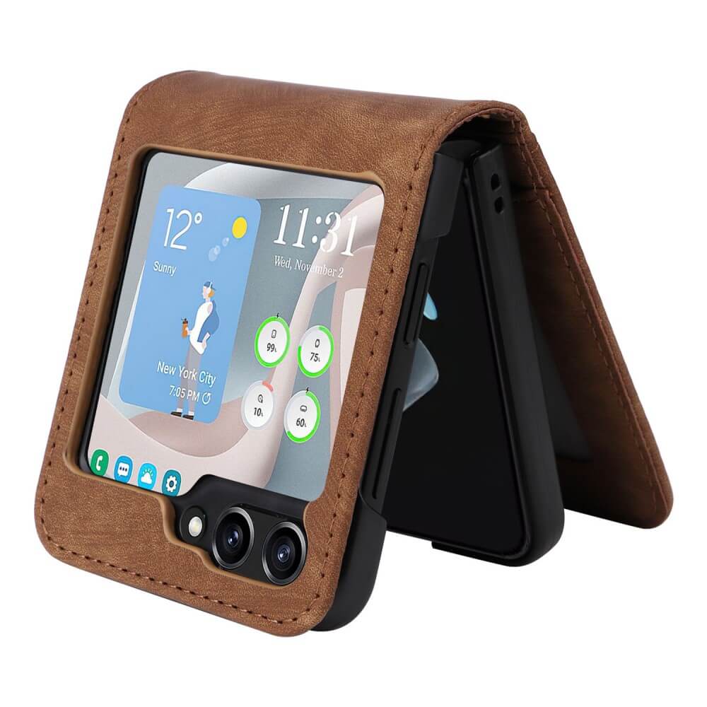 Galaxy Z Flip6 - Custodia pratica con slot per carte di credito