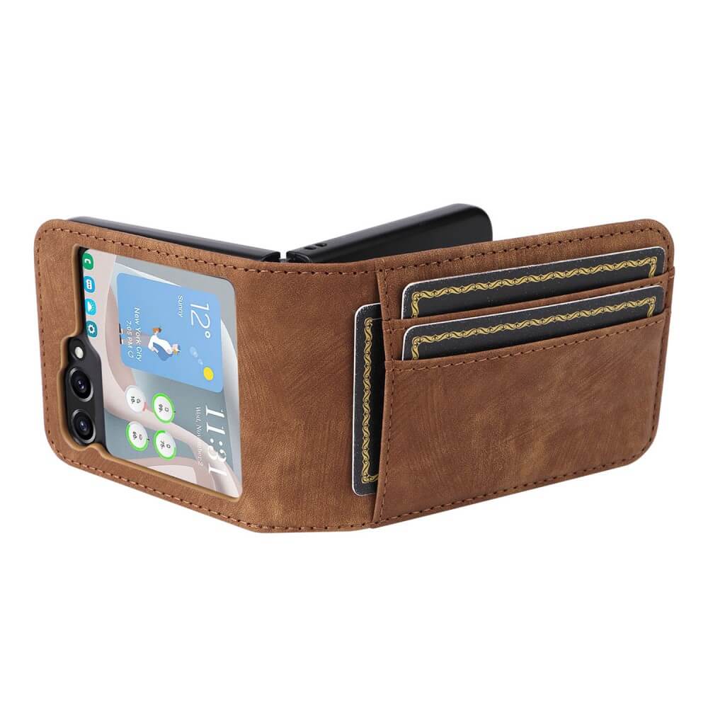 Galaxy Z Flip6 - Custodia pratica con slot per carte di credito
