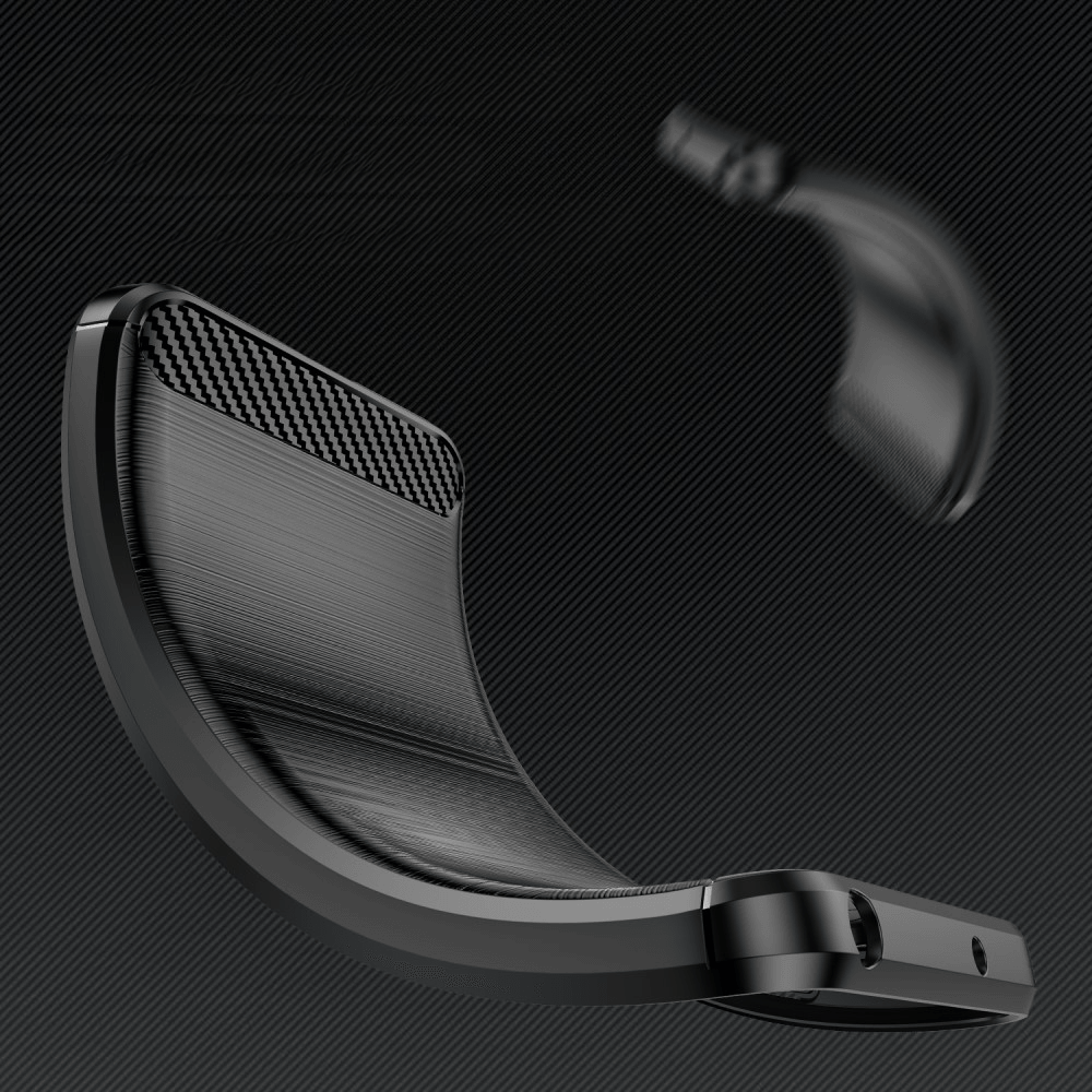 iPhone 16 Pro - Coque look métal carbone