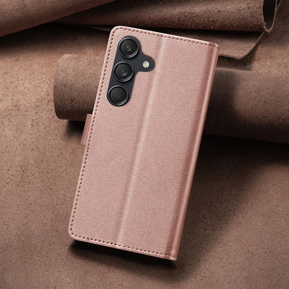 Galaxy S25 / S24 - Étui en cuir BINFEN avec bloqueur RFID