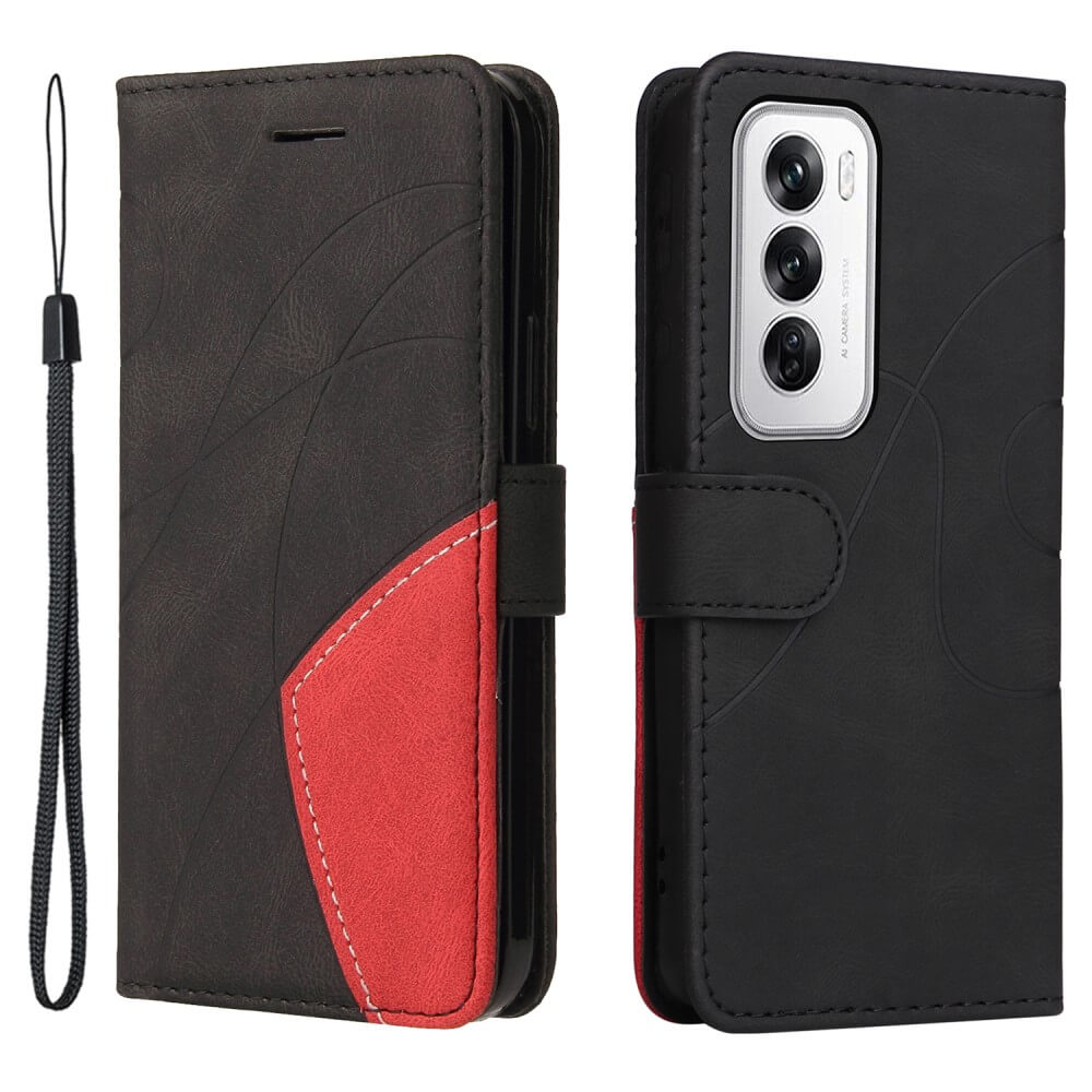 OPPO Reno12 5G - Zweifarbige Etui Hülle