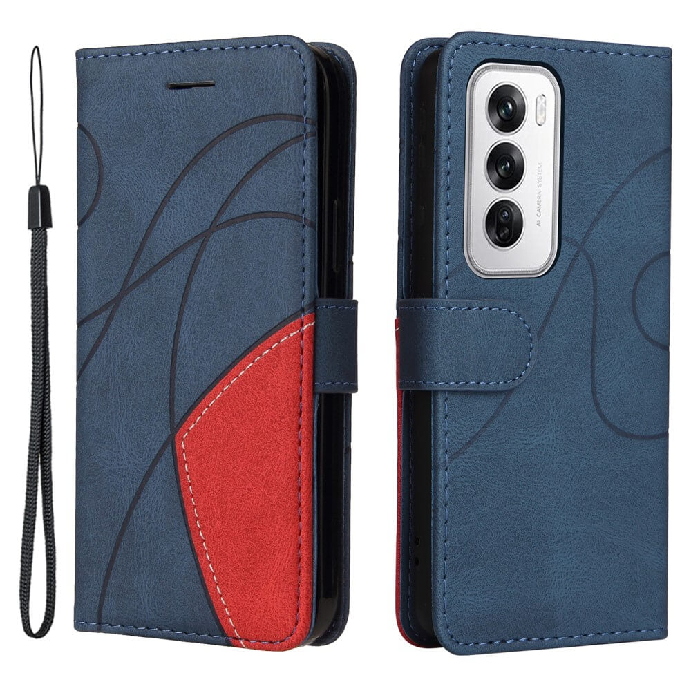 OPPO Reno12 5G - Zweifarbige Etui Hülle