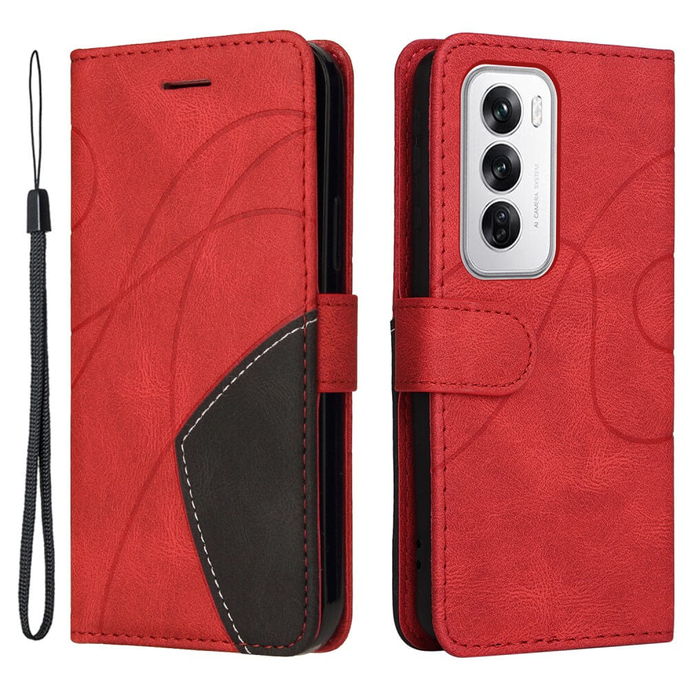 OPPO Reno12 5G - Zweifarbige Etui Hülle
