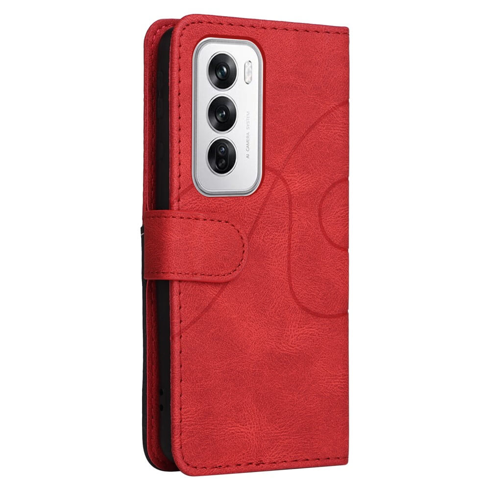 OPPO Reno12 5G - Zweifarbige Etui Hülle