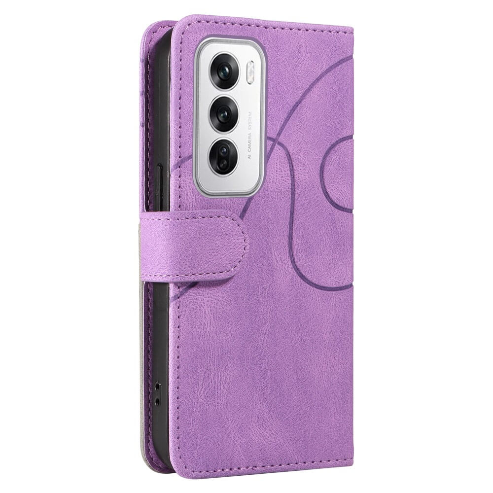 OPPO Reno12 5G - Zweifarbige Etui Hülle