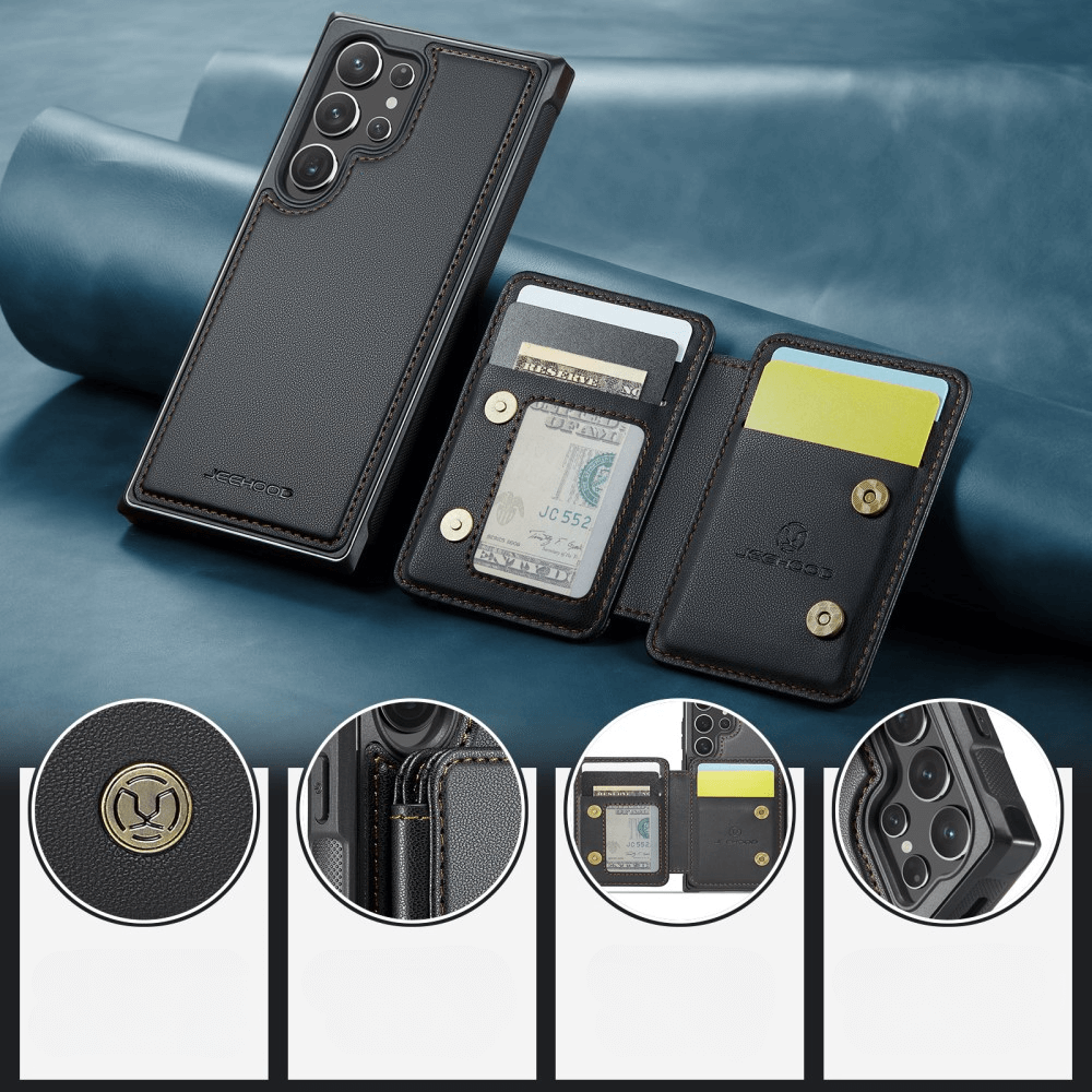 Galaxy S24 Ultra - 2-in-1 back cover with credit card holder