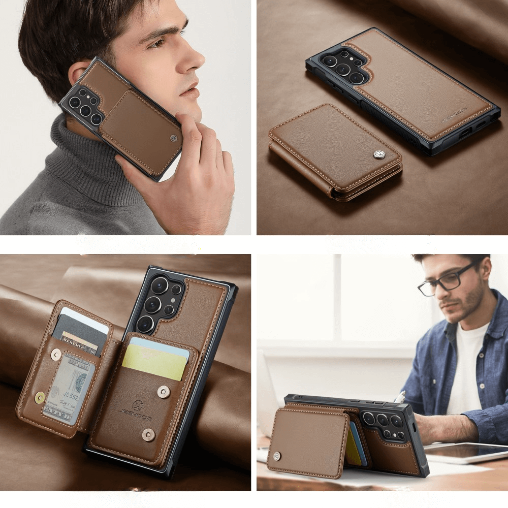 Galaxy S24 Ultra - 2-in-1 back cover with credit card holder