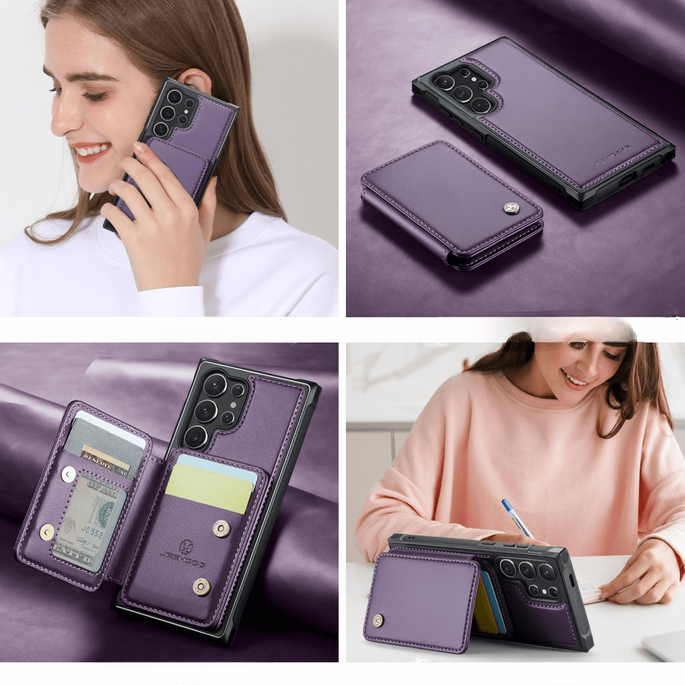 Galaxy S24 Ultra - 2-in-1 back cover with credit card holder