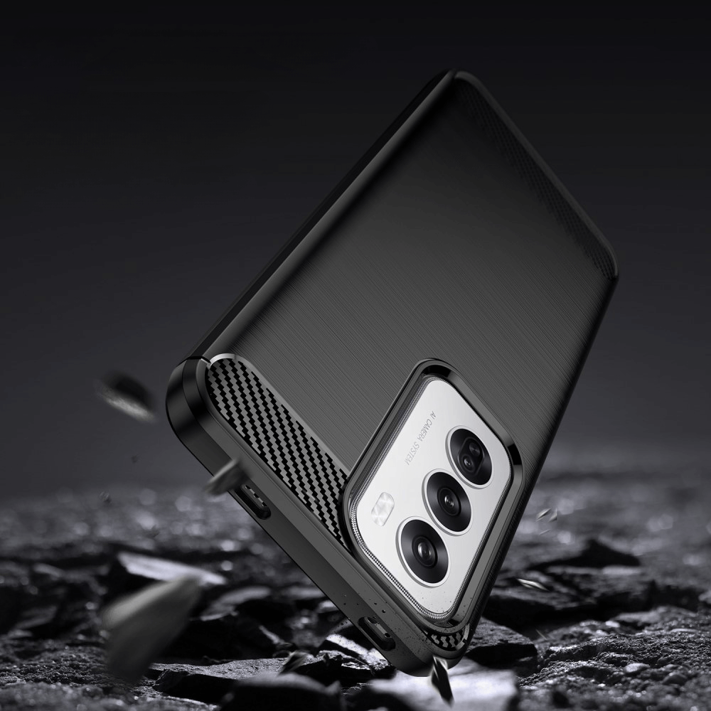 OPPO Reno12 5G - Metall Carbon Look Hülle