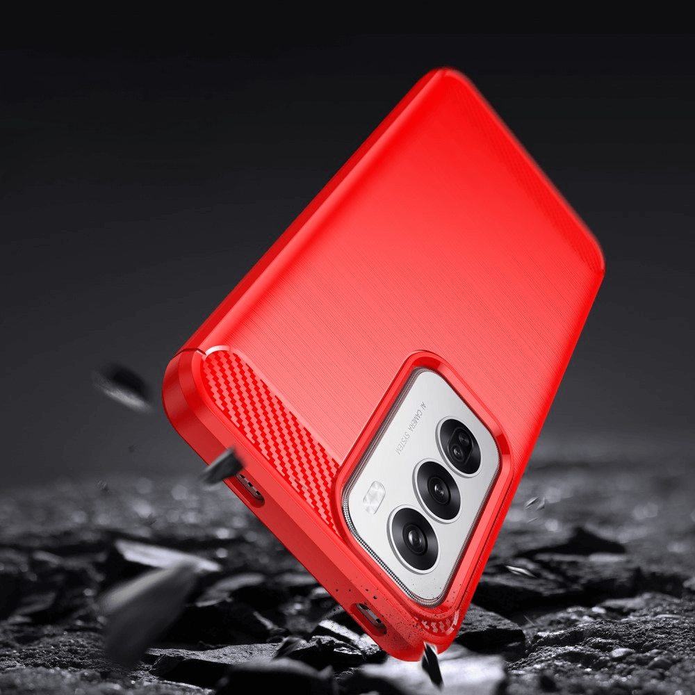 OPPO Reno12 5G - Metall Carbon Look Hülle