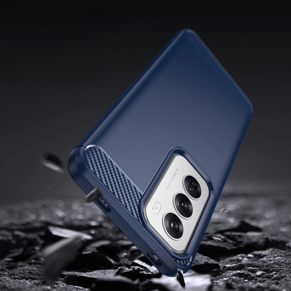 OPPO Reno12 5G - Metall Carbon Look Hülle