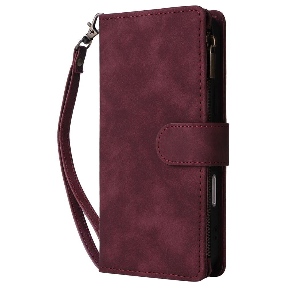 Cover IPhone 15 Pro Max Custodia Portafoglio Per IPhone (dall'11 Al 16 Pro Max) - Con Porta Carte, Antiurto, Sottile Custodia Con Portacarte Per IPhone 16 - Foto 9