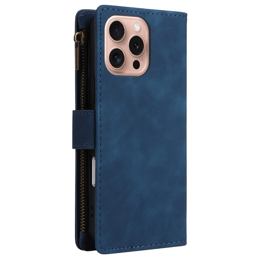 iPhone 16 Pro - étui portefeuille avec tour de cou