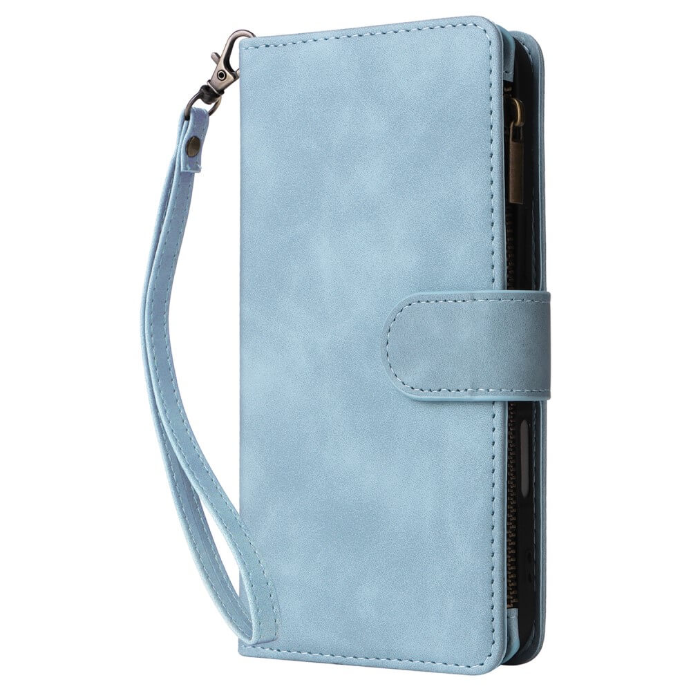 iPhone 16 Plus - Brieftaschen Hülle mit Umhängeband