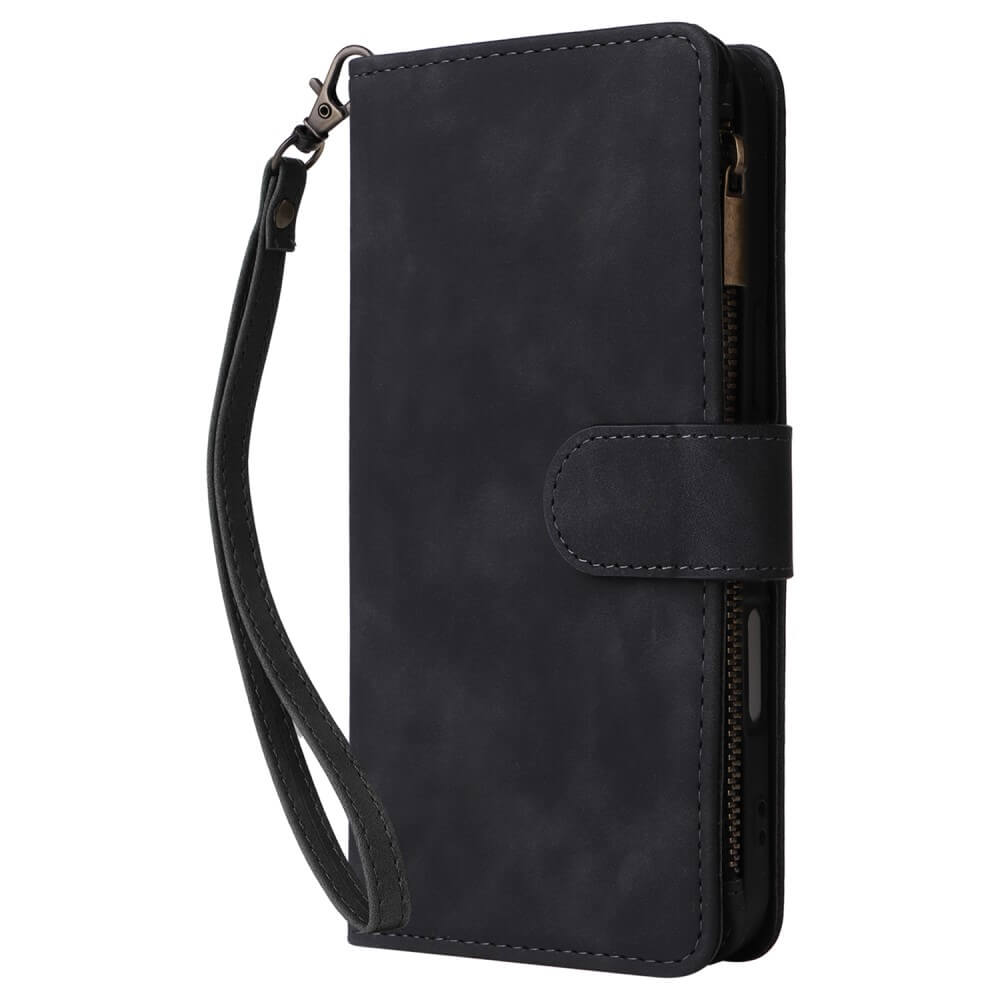 iPhone 16 Plus - Brieftaschen Hülle mit Umhängeband