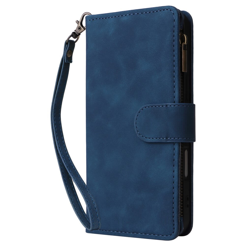 iPhone 16 Plus - Brieftaschen Hülle mit Umhängeband