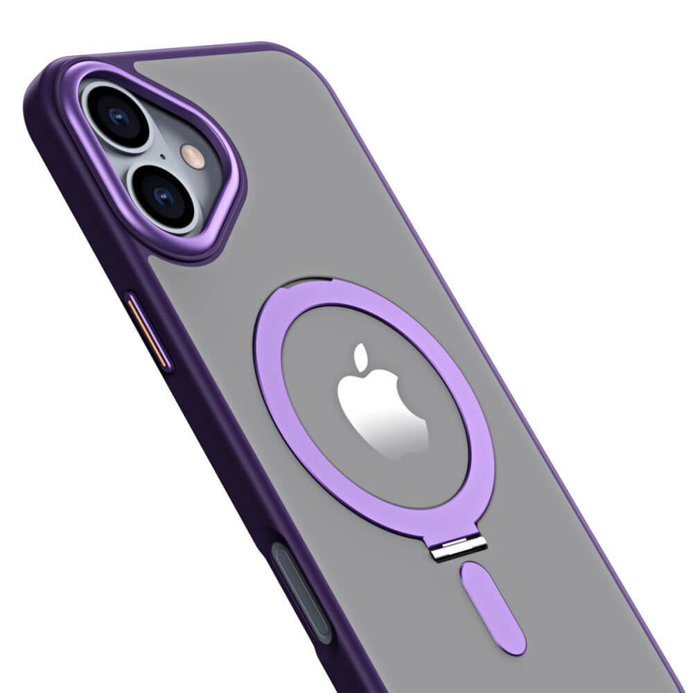 iPhone 16 Plus - Schützende Acryl-Handyhülle mit Magnet