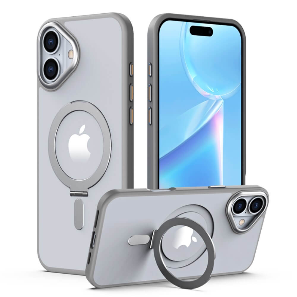 iPhone 16 Plus - Schützende Acryl-Handyhülle mit Magnet