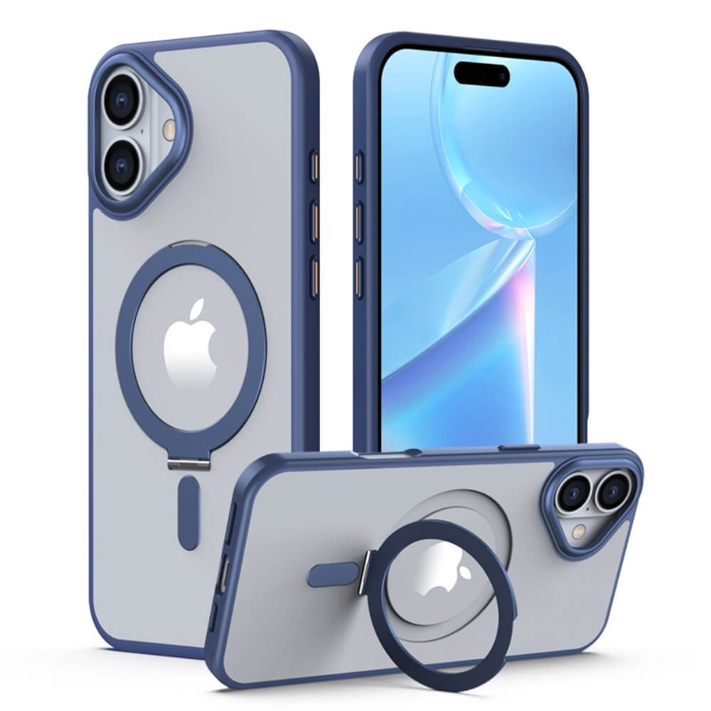 iPhone 16 Plus - Schützende Acryl-Handyhülle mit Magnet