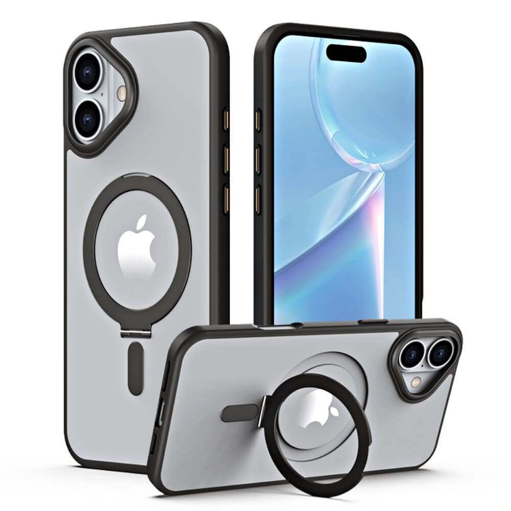 iPhone 16 Plus - Schützende Acryl-Handyhülle mit Magnet
