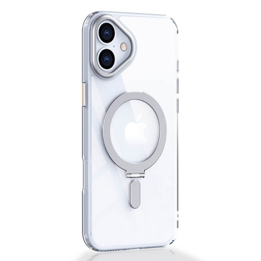 iPhone 16 Plus - Schützende Acryl-Handyhülle mit Magnet