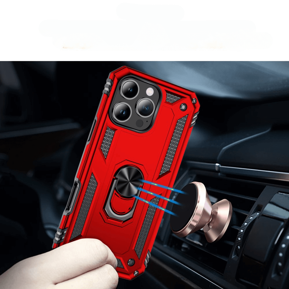 iPhone 16 Pro - Coque arrière résistante avec kickstand