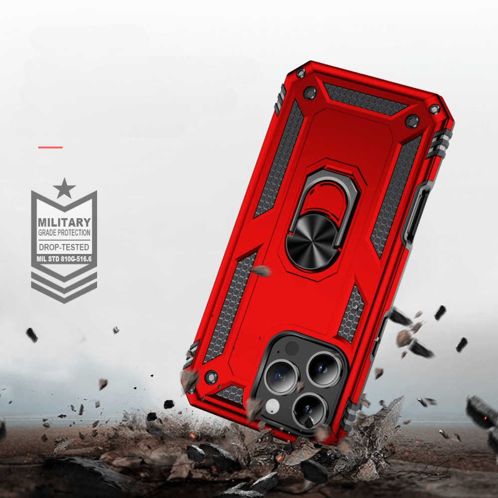 iPhone 16 Pro - Coque arrière résistante avec kickstand