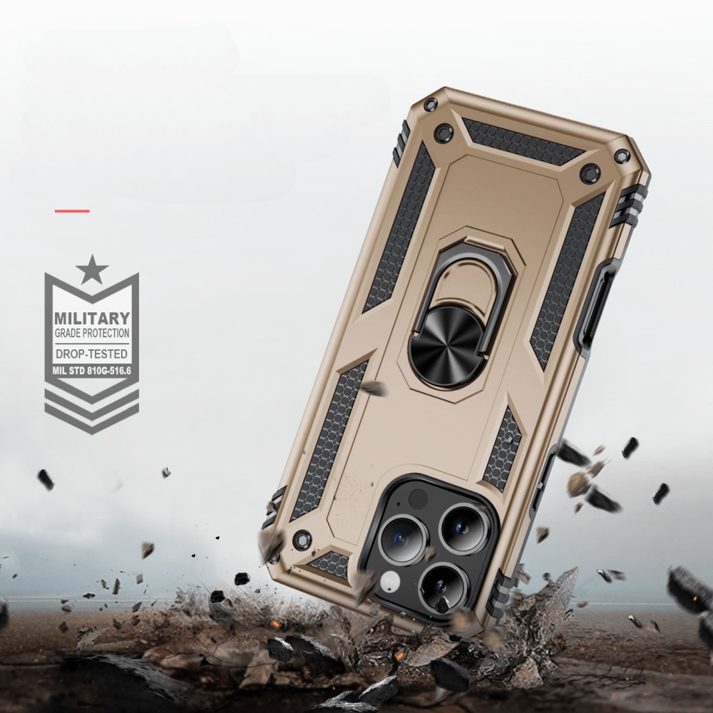 iPhone 16 Pro - Coque arrière résistante avec kickstand