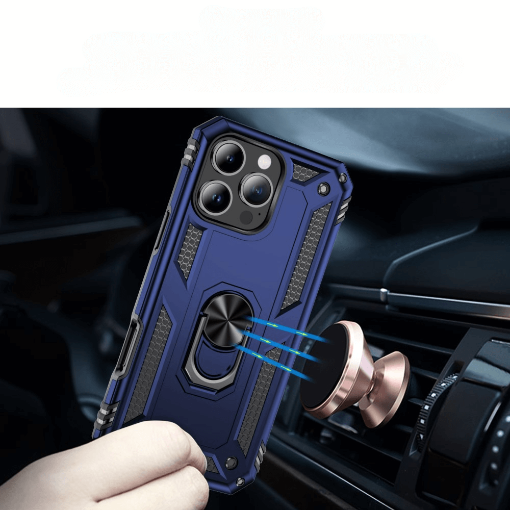 iPhone 16 Pro - Coque arrière résistante avec kickstand