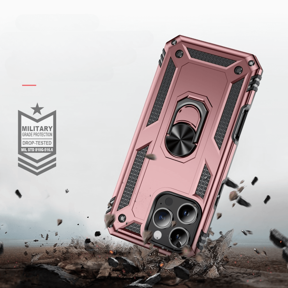 iPhone 16 Pro - Coque arrière résistante avec kickstand
