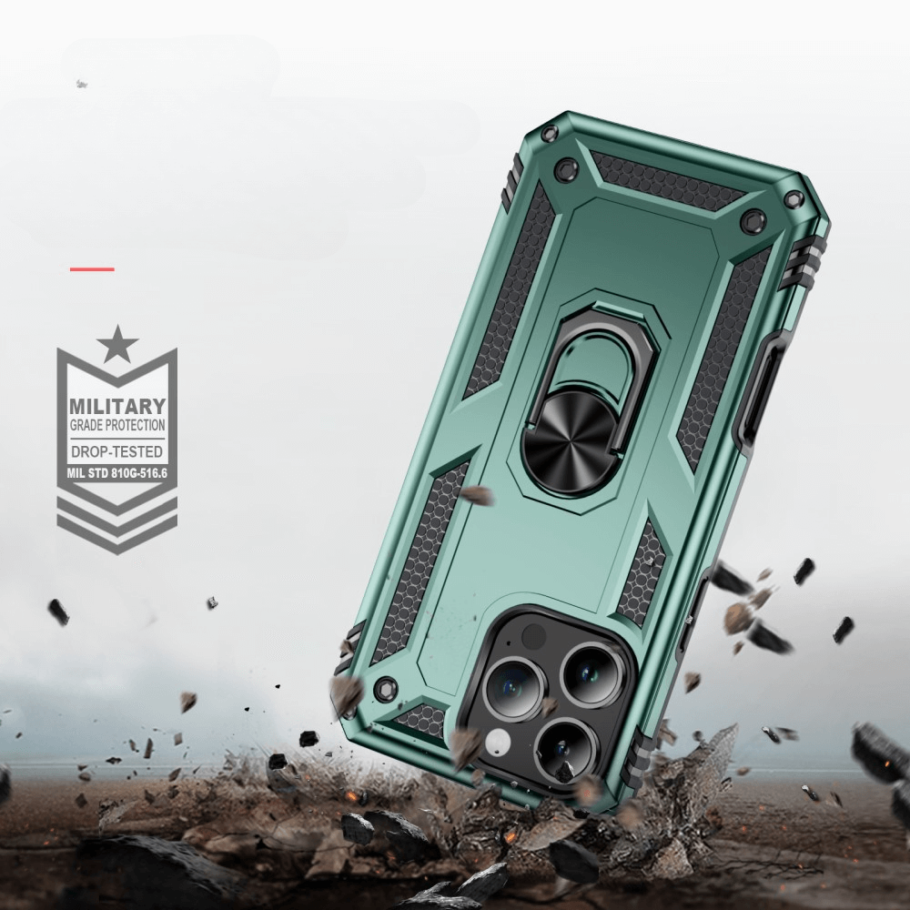 iPhone 16 Pro - Coque arrière résistante avec kickstand