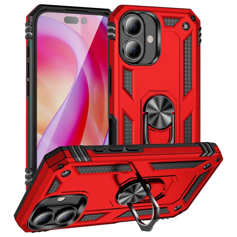 iPhone 16 Plus - Robustes Back Cover mit Kickstand