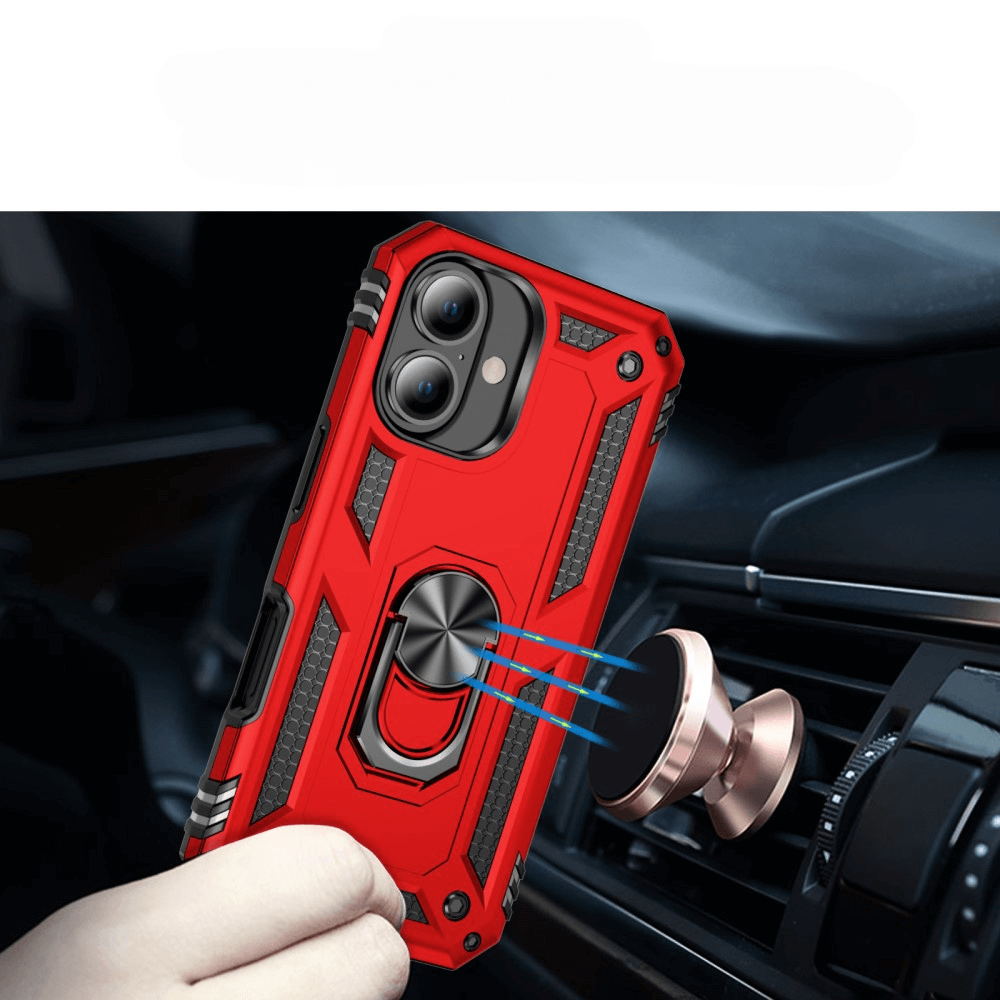iPhone 16 Plus - Robustes Back Cover mit Kickstand