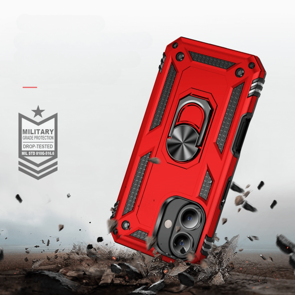 iPhone 16 Plus - Robustes Back Cover mit Kickstand