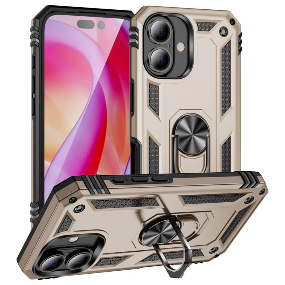 iPhone 16 Plus - Robustes Back Cover mit Kickstand