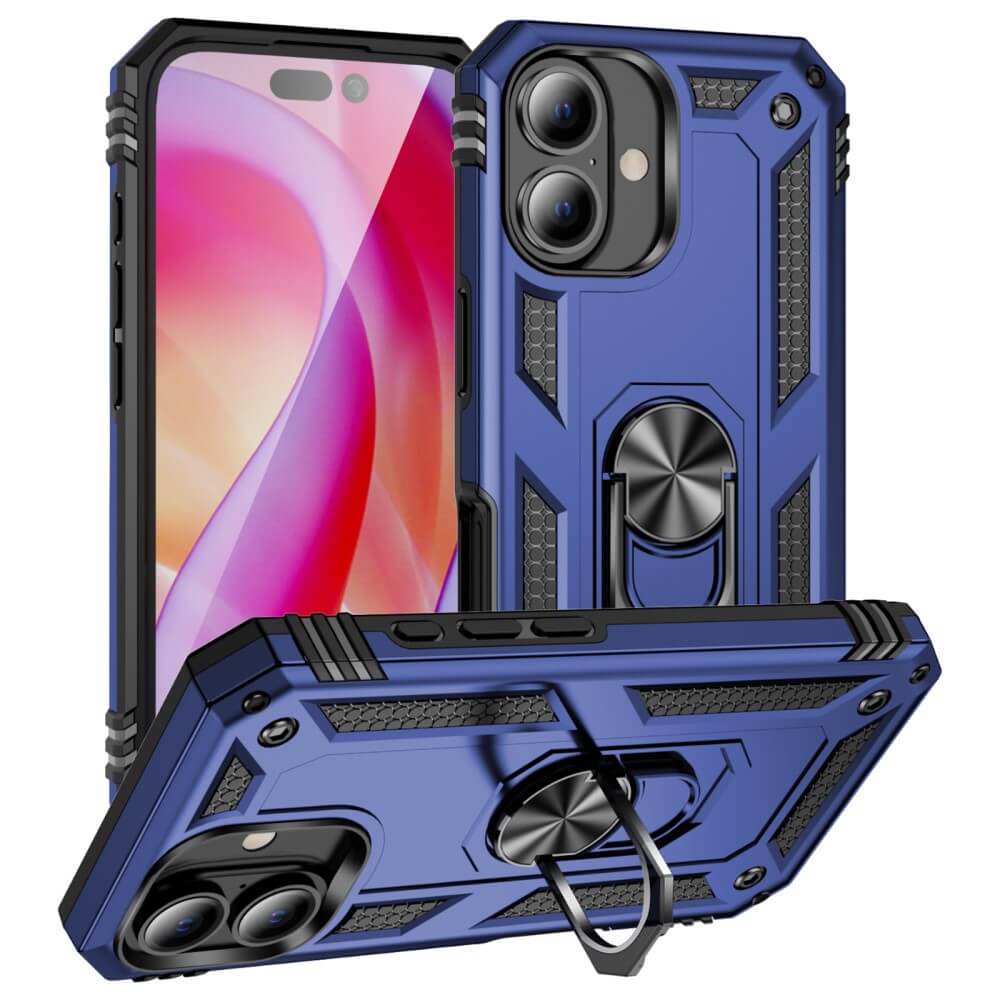 iPhone 16 Plus - Robustes Back Cover mit Kickstand