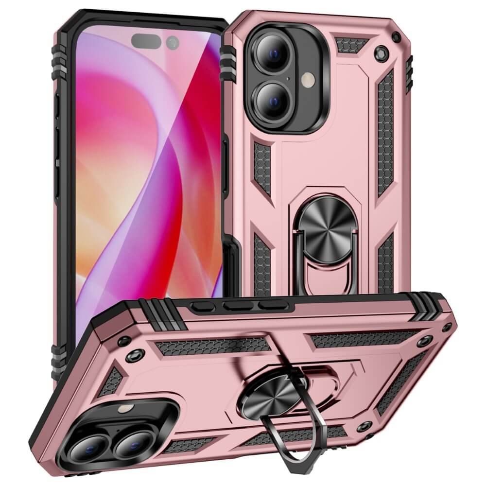 iPhone 16 Plus - Robustes Back Cover mit Kickstand
