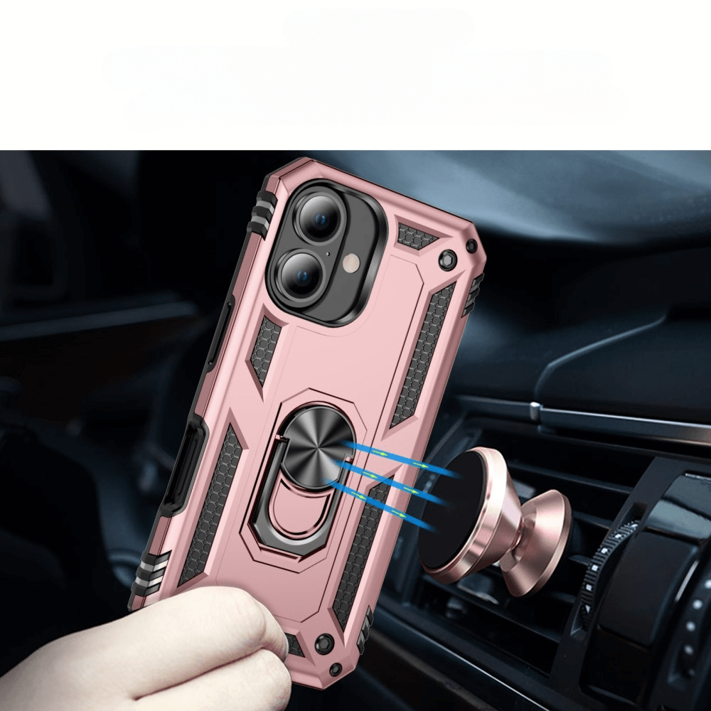 iPhone 16 Plus - Robustes Back Cover mit Kickstand