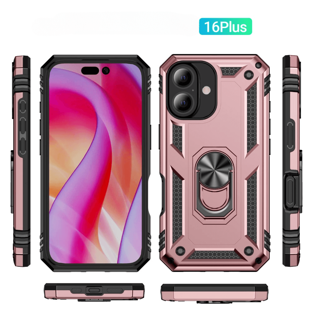 iPhone 16 Plus - Robustes Back Cover mit Kickstand