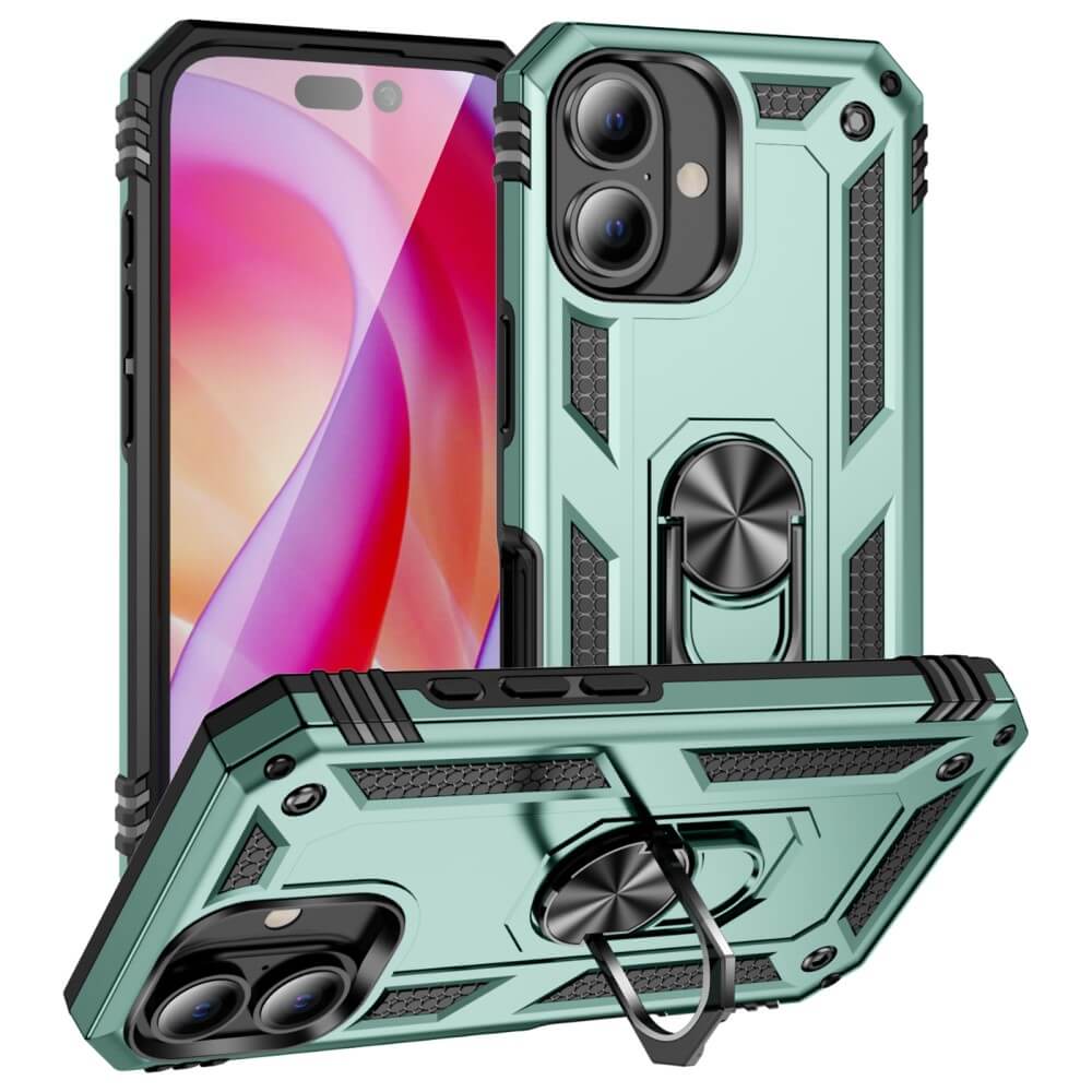iPhone 16 Plus - Robustes Back Cover mit Kickstand