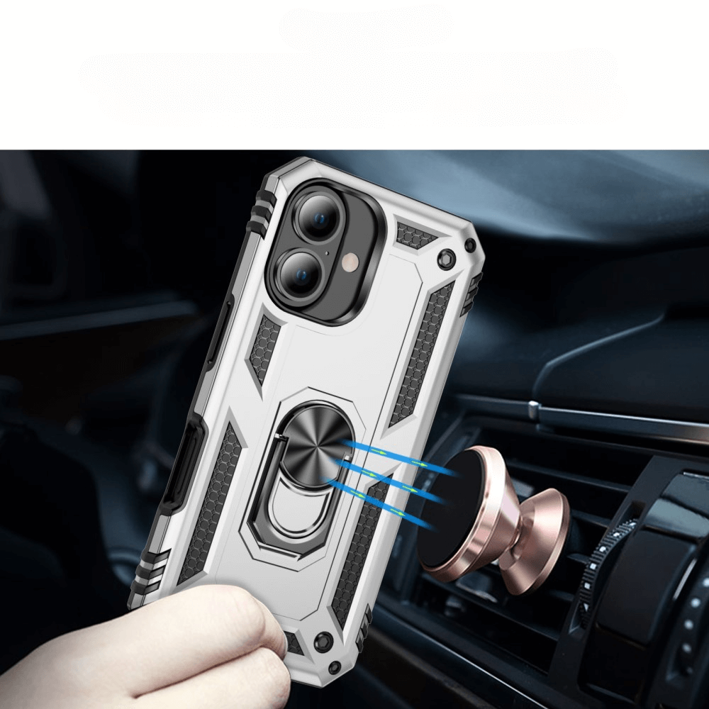 iPhone 16 Plus - Robustes Back Cover mit Kickstand